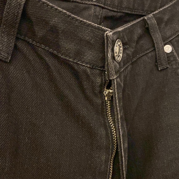 Sandro BLACK Women's Rudolphe High-rise Flare Straight Leg Jeans, size 40 US 8 - Picture 4 of 11